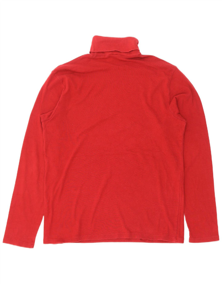 Suéter masculino Gap com gola redonda e algodão vermelho grande