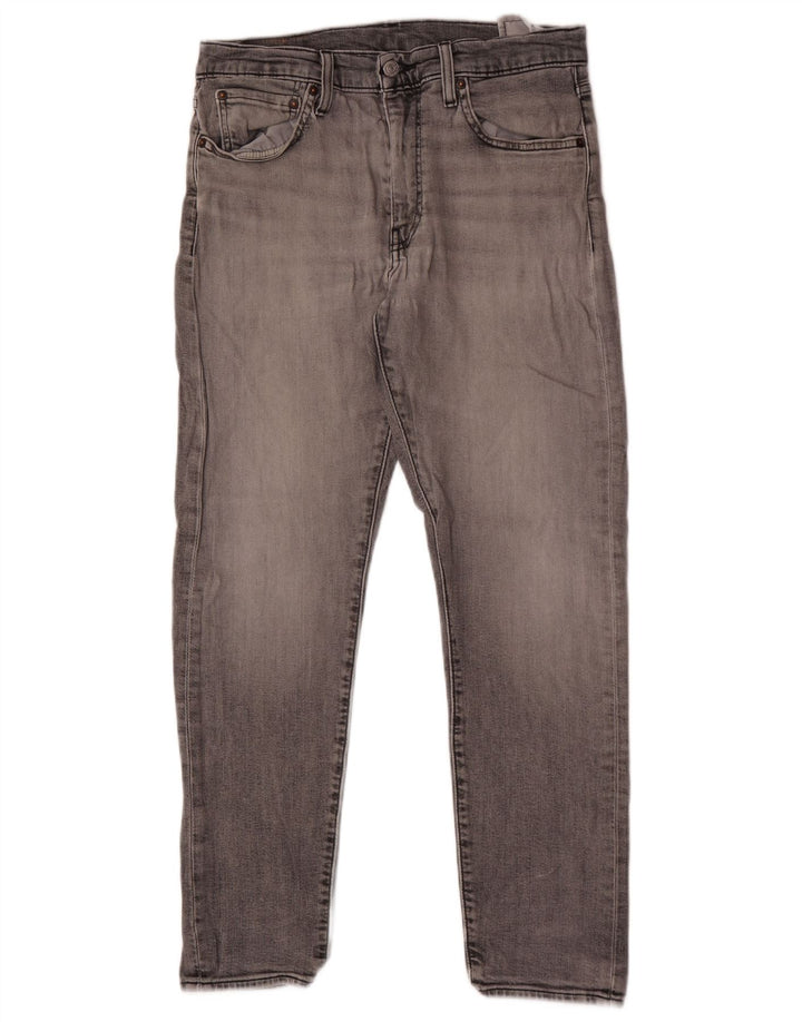 Calça jeans masculina Levi's 512 Slim Tapered W32 L30 cinza algodão