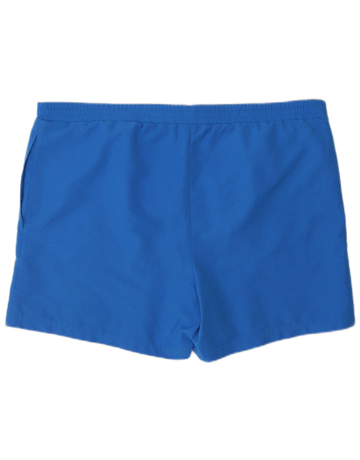 Shorts de natação masculinos Adidas Graphic grande azul colorblock poliéster