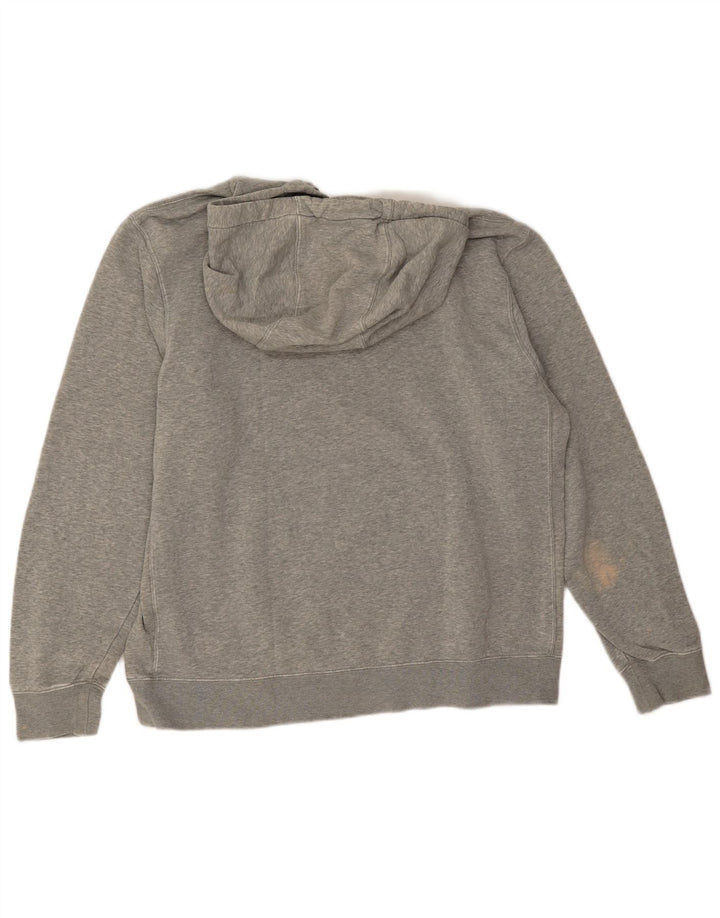 Jumper com capuz masculino Nike grande algodão cinza