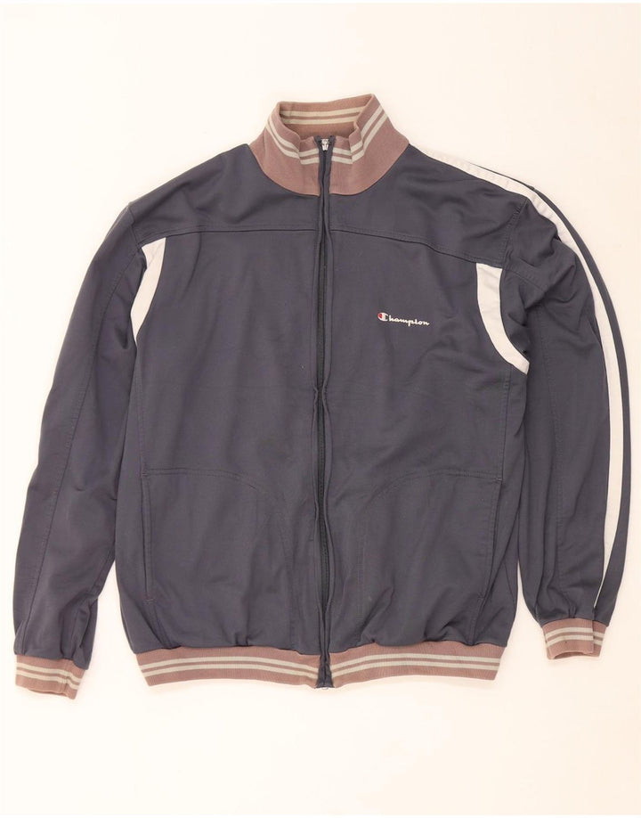 Jaqueta masculina Champion XL cinza Colourblock poliéster