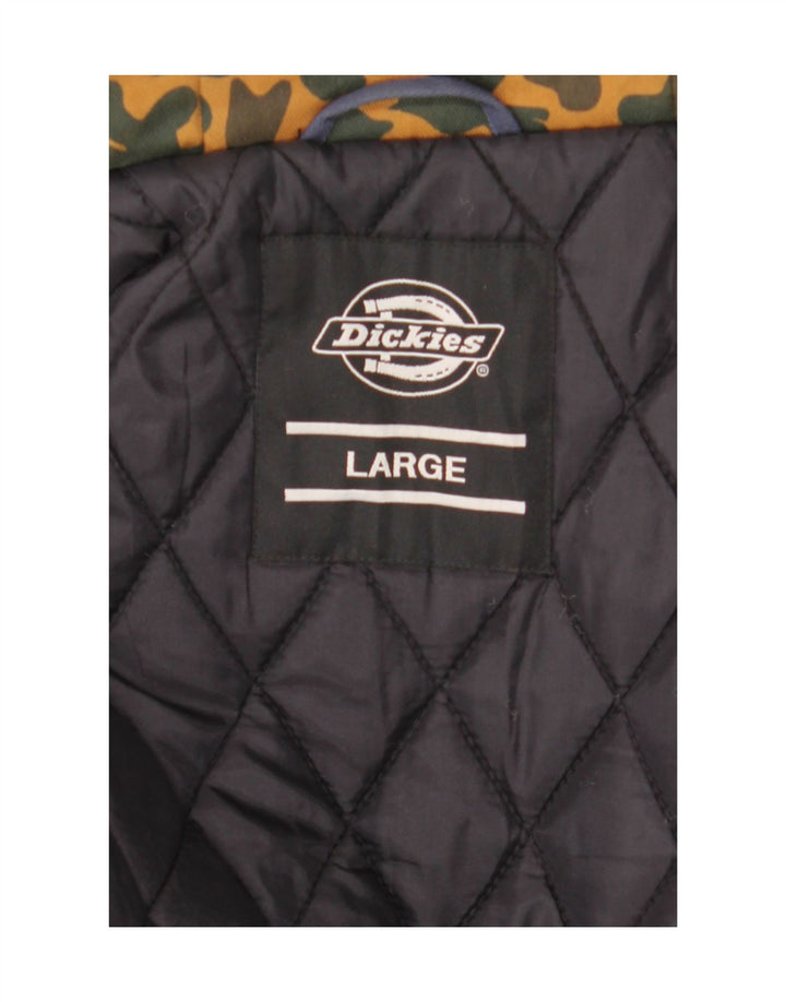 Jaqueta corta-vento masculina Dickies com capuz Reino Unido 40 grande azul marinho