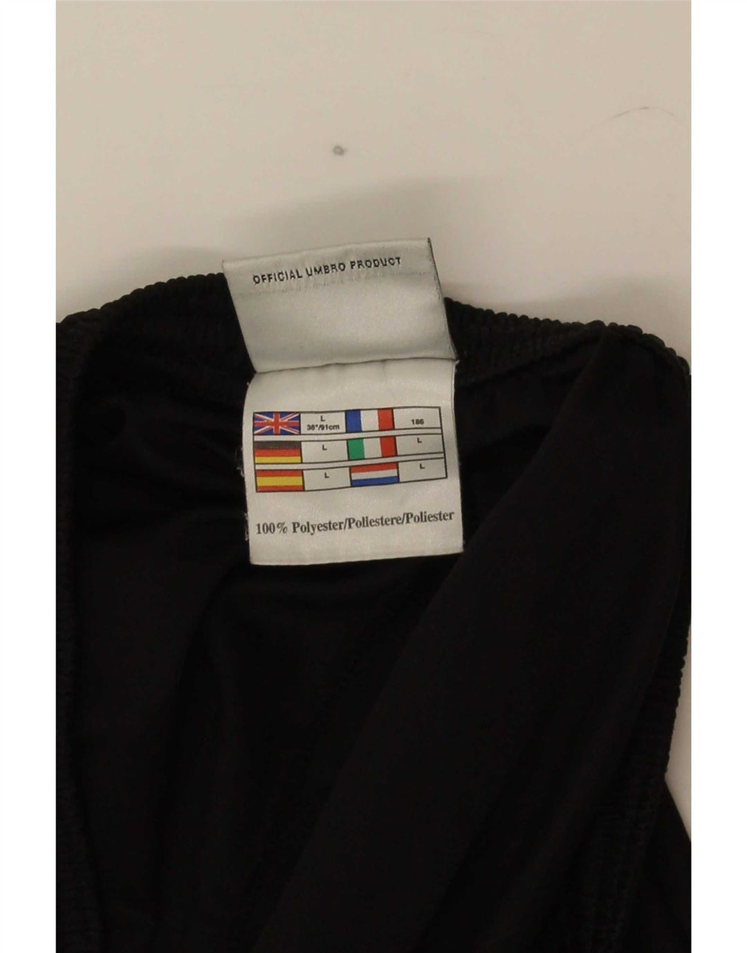 Umbro Mens Sport Shorts Grande Poliéster Preto