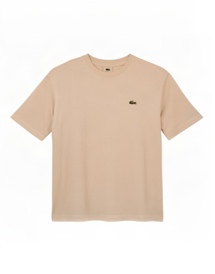 Camiseta masculina Lacoste tamanho superior 3 pequeno branco