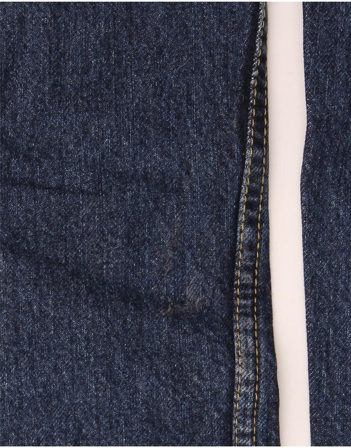 Lee Mens Straight Jeans W44 L27 Azul Marinho Algodão