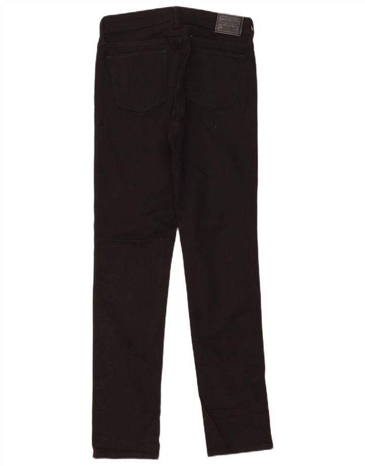 LEVI'S Feminino 712 Slim Jeans W30 L32 Algodão Preto