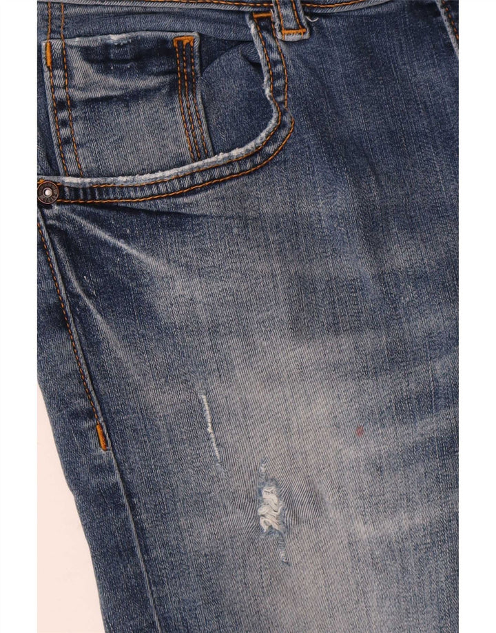 Calça jeans skinny feminina Zara W28 L27 azul