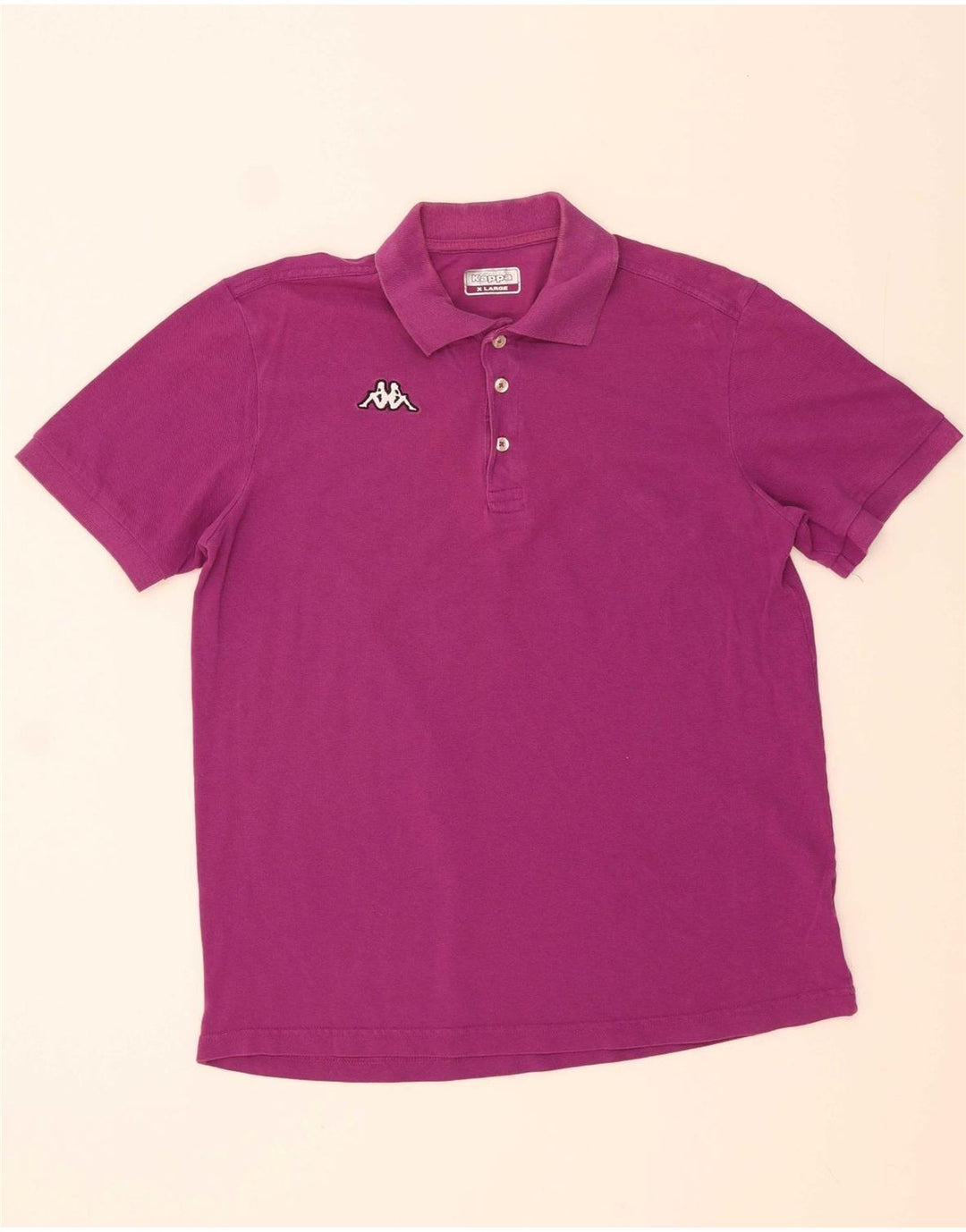Camisa polo masculina KAPPA XL algodão roxo
