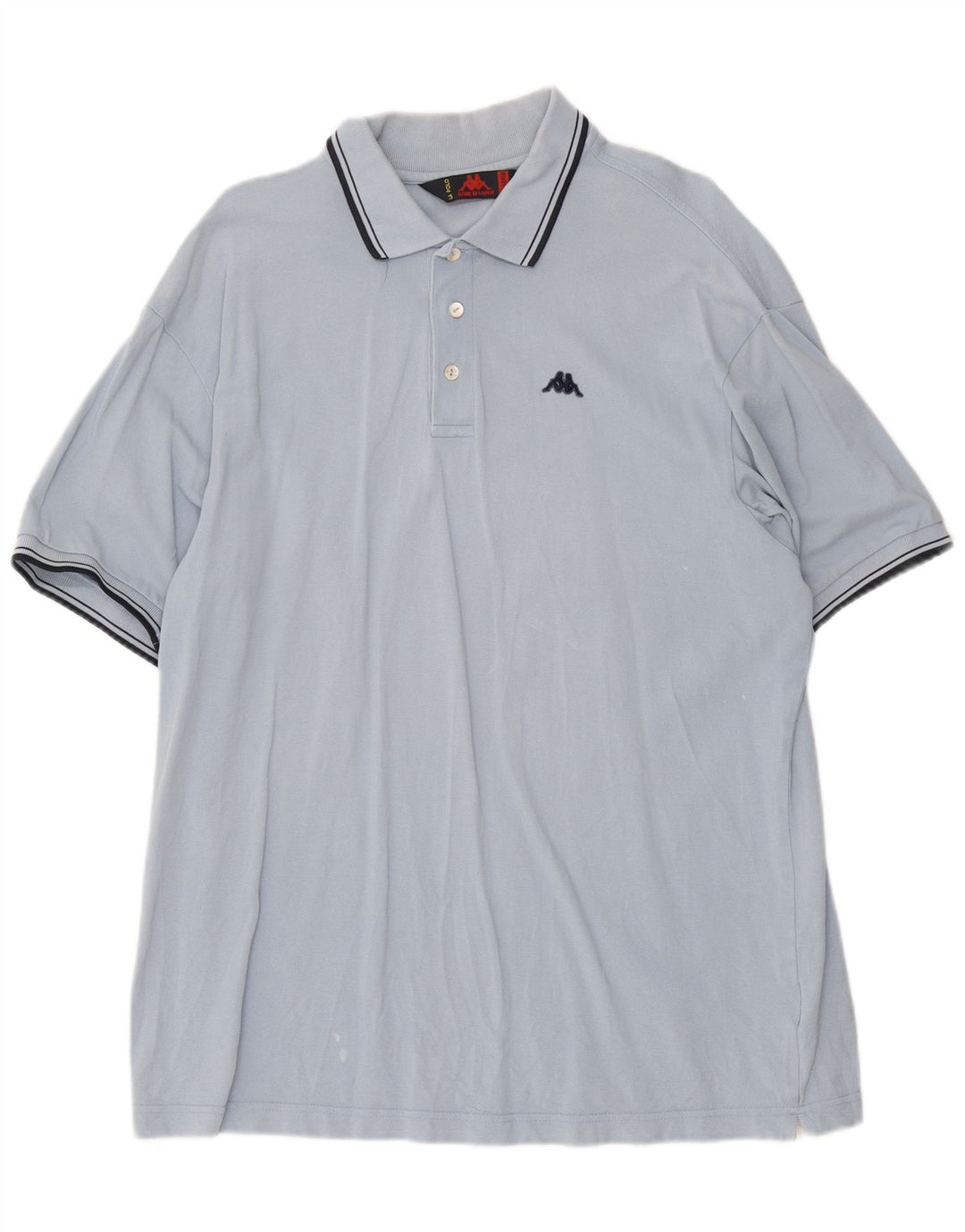 Camisa polo masculina Kappa 2XL algodão azul