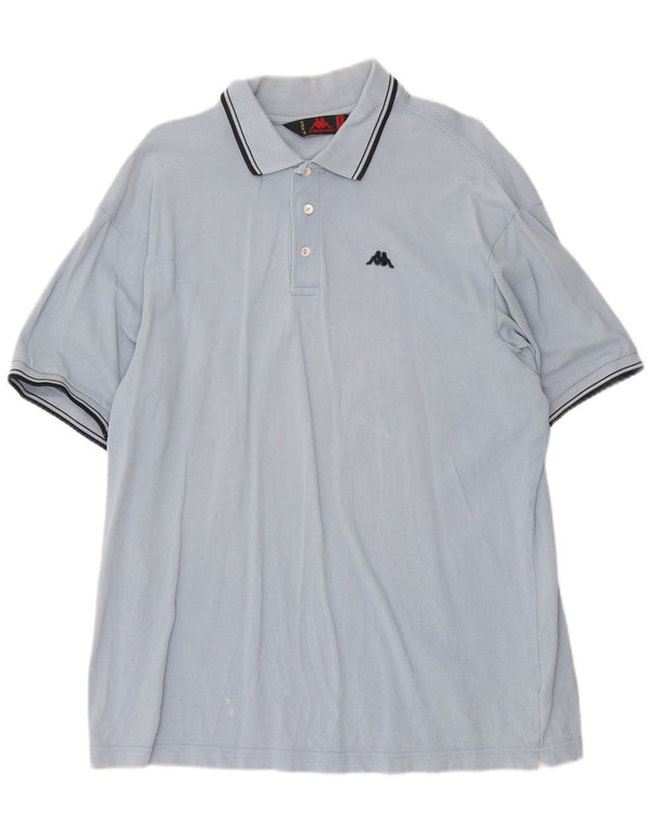 Camisa polo masculina Kappa 2XL algodão azul