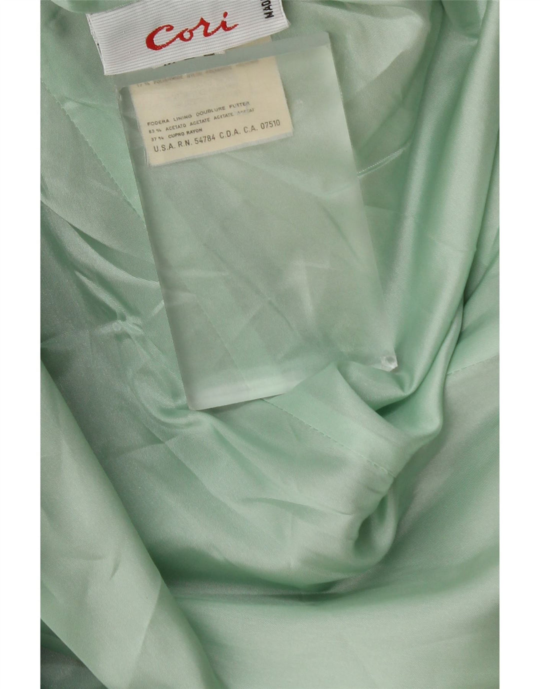 Jaqueta blazer feminina vintage com 1 botão Reino Unido 18 XL lã verde