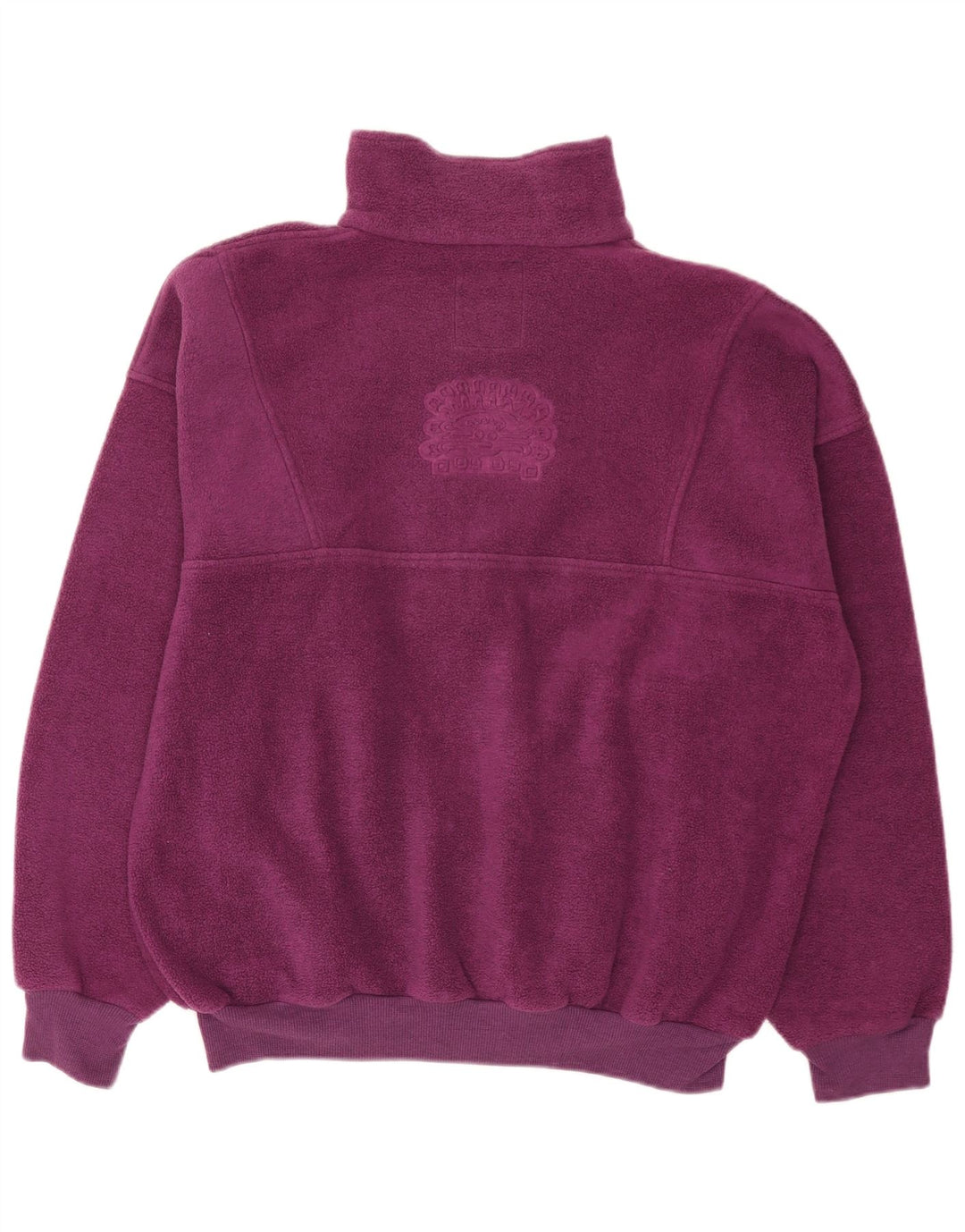 Jaqueta de lã grande vintage feminina Reino Unido 16 grande roxo