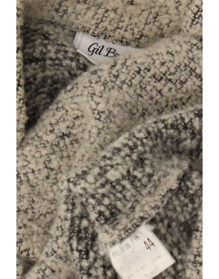 Gil Bret feminino gilet IT 44 lã manchada cinza médio
