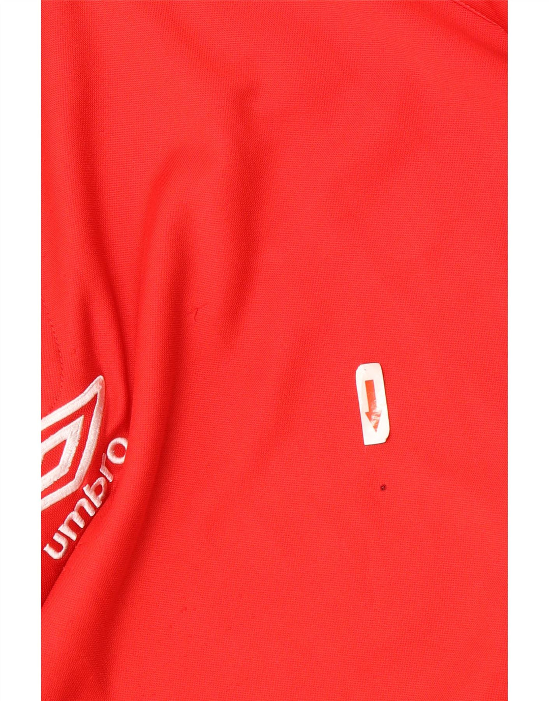 Moletom masculino Umbro com zíper e gola XL em poliéster vermelho