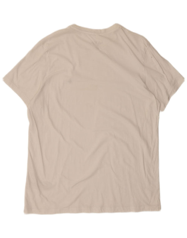 Camiseta masculina Jack Wills Classic Fit Top XL algodão branco