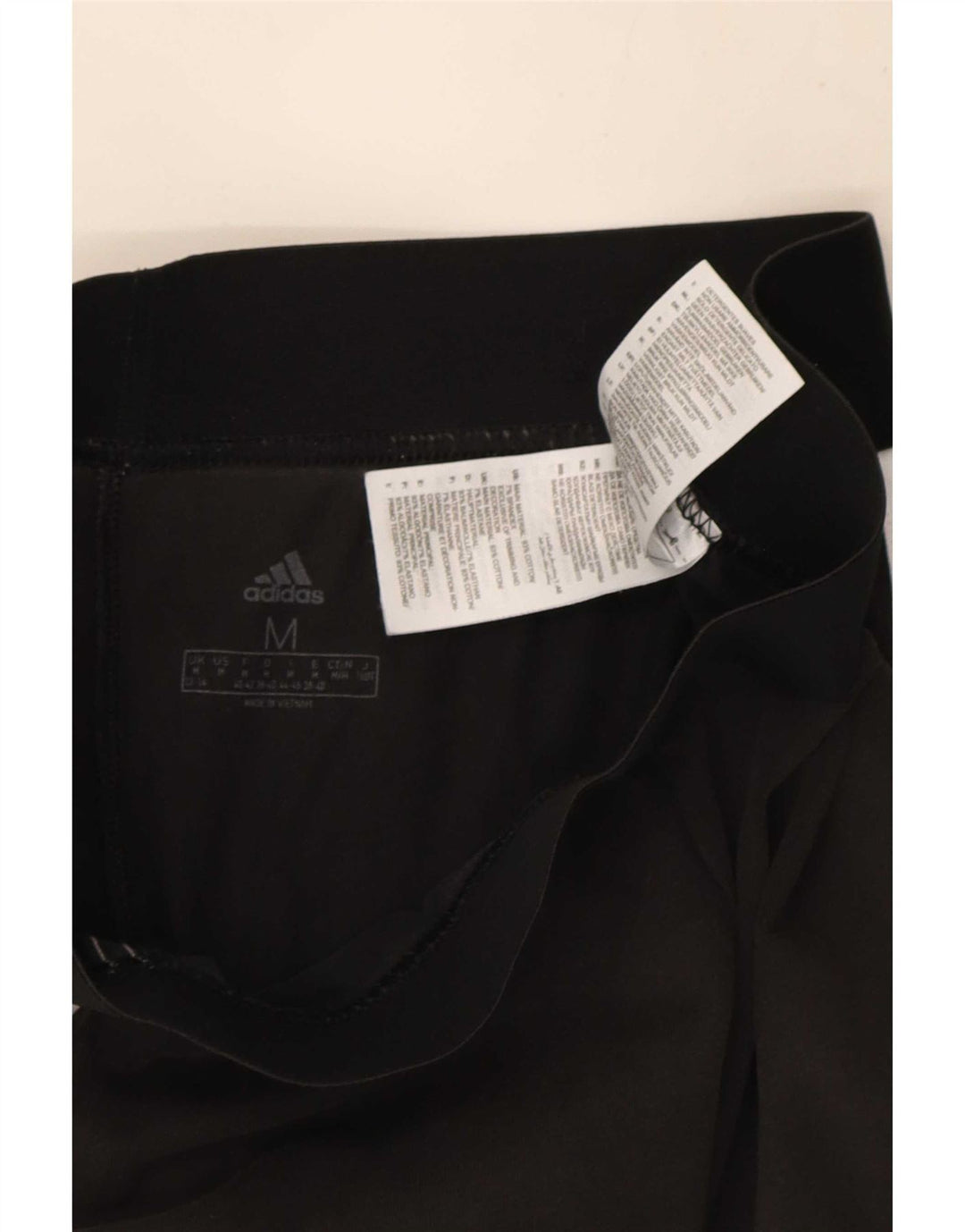 Leggings Adidas Femininas UK 12/14 Médio Algodão Preto
