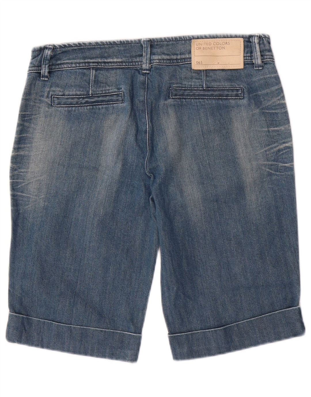 Shorts jeans feminino BENETTON IT 44 médio W32 azul