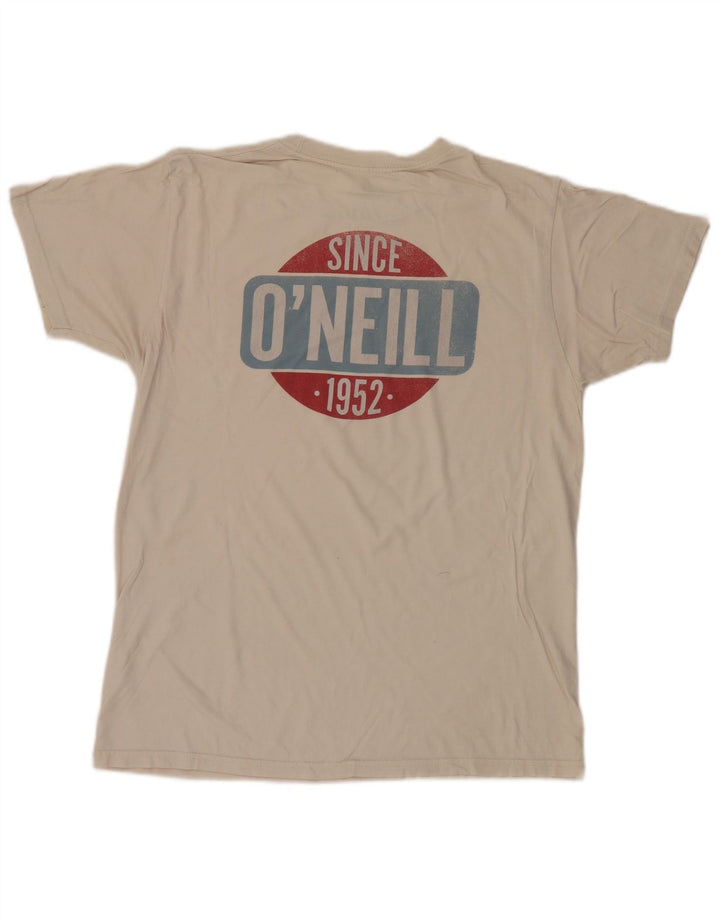 Camiseta masculina O'Neill com ajuste moderno gráfico top médio algodão branco