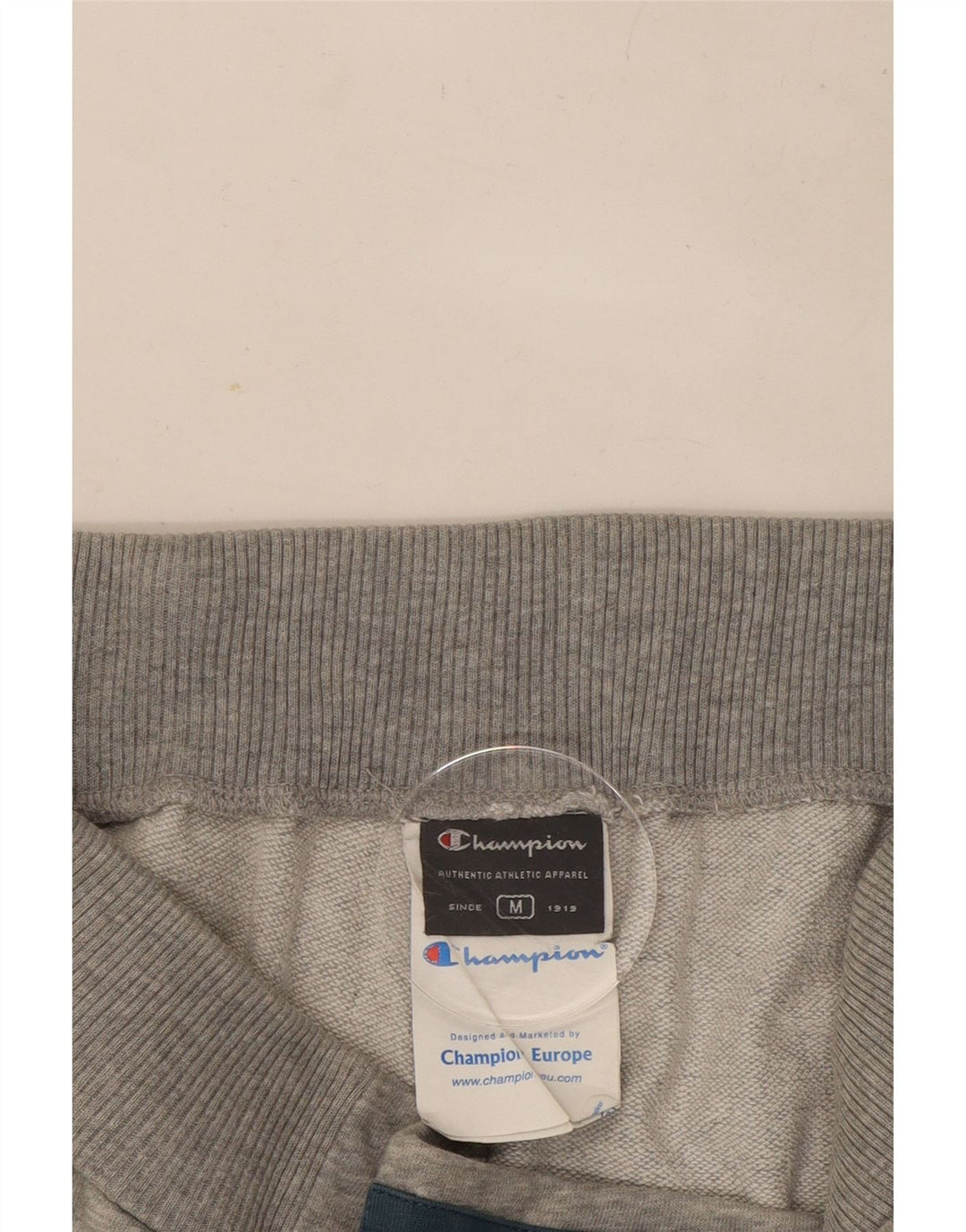 Calça esportiva masculina Champion Graphic Joggers algodão cinza médio