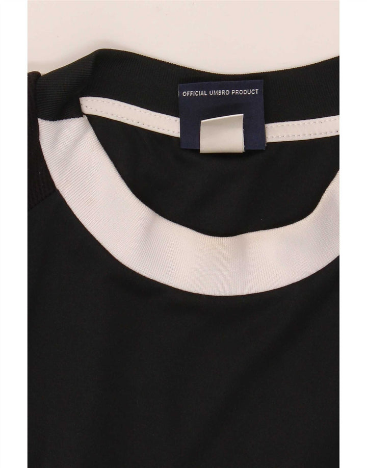 Camiseta gráfica masculina Umbro Top XL preto colorblock poliéster