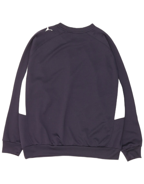 Puma Mens Graphic Moletom Jumper XL Azul Marinho Poliéster