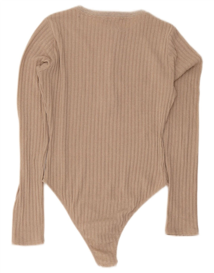 Macacão feminino Zara UK 10 pequeno bege