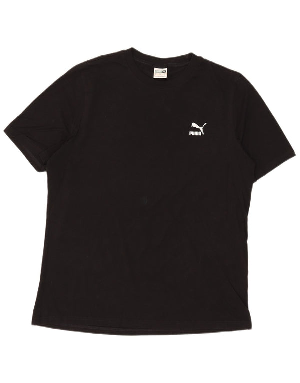 Camiseta masculina Puma grande algodão preto
