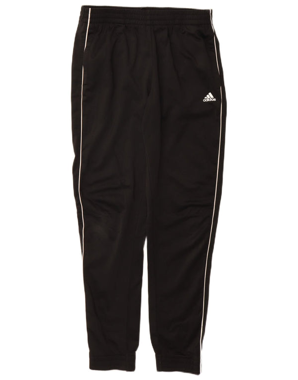 Adidas meninos calças de treino joggers 13-14 anos preto poliéster