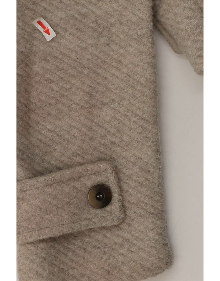 Jaqueta bomber feminina ZARA UK 14 médio bege