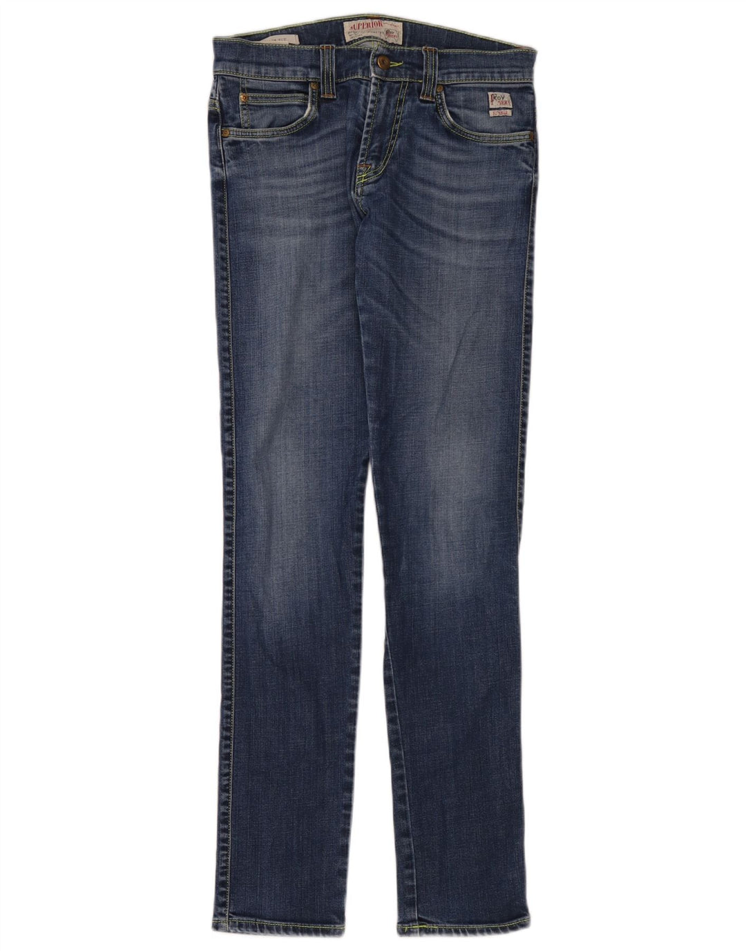 Calça jeans feminina Roy Rogers W30 L34 azul algodão