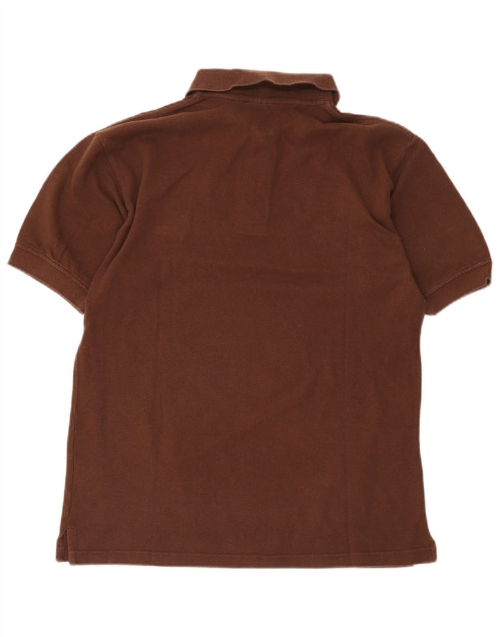 Camisa polo masculina Champion de algodão marrom médio
