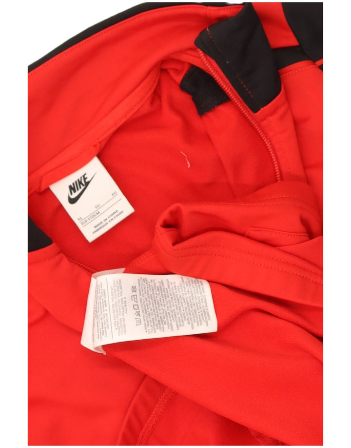 Jaqueta Nike Boys Tracksuit Top 13-14 Anos XL Vermelho Colorblock Poliéster