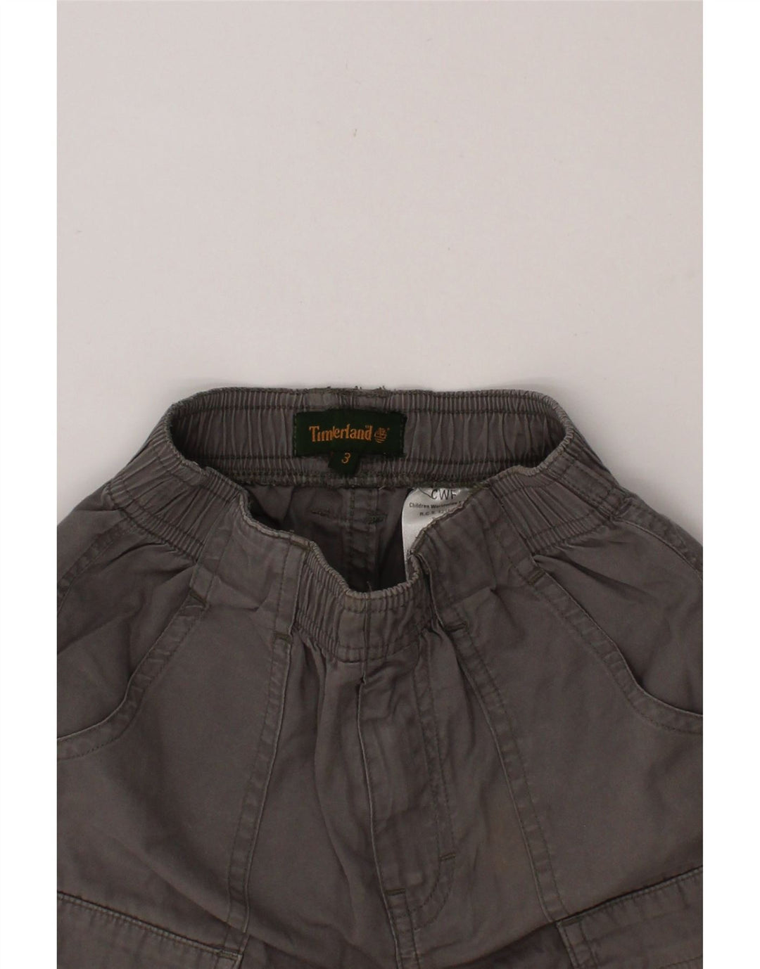 TIMBERLAND Boys Cargo Shorts 2-3 Years W18 Grey Cotton Vintage Timberland and Second-Hand Timberland from Messina Hembry 
