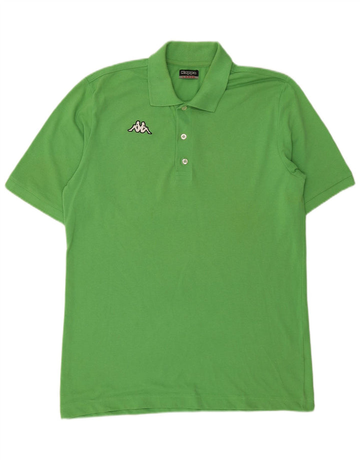 Camisa polo masculina KAPPA grande algodão verde