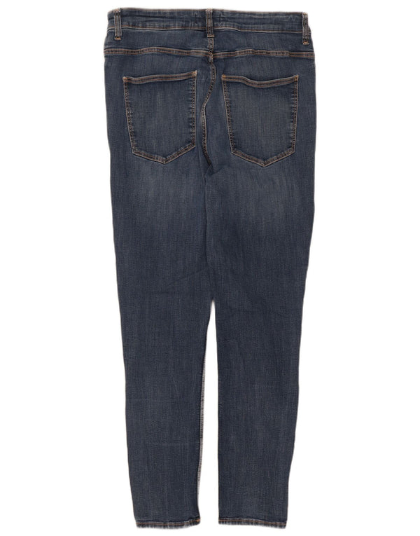 Zara Jeans Skinny Feminino EU 46 2XL W36 L28 Azul