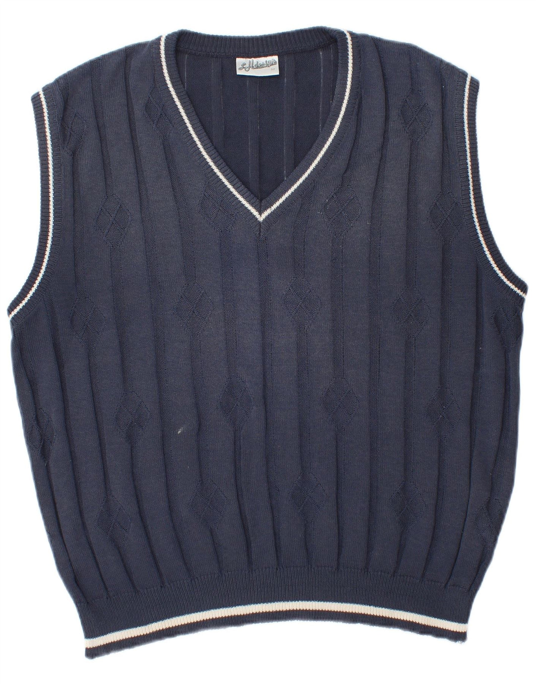 Colete masculino vintage regata IT 50 médio azul marinho