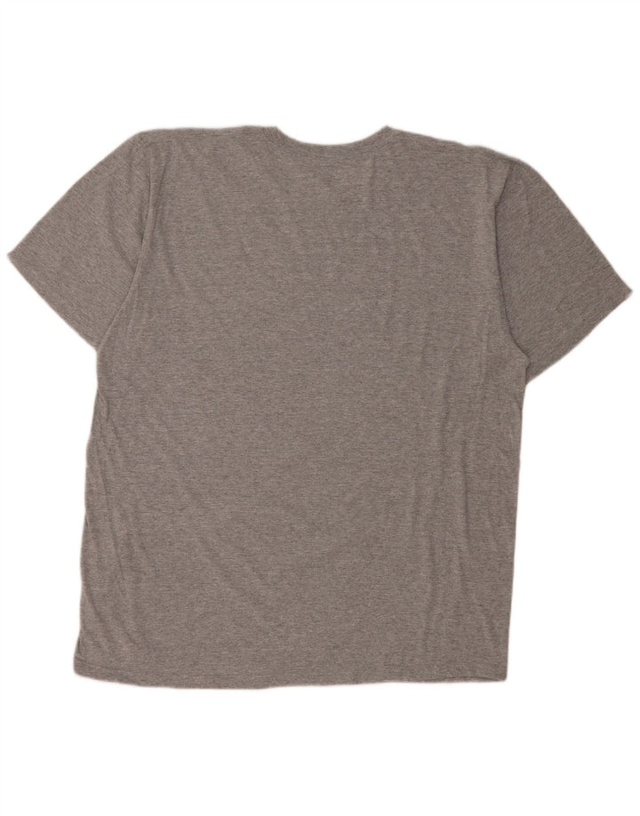 Camiseta gráfica masculina IZOD Top XL cinza manchado