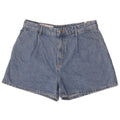 Zara Shorts jeans feminino médio W30 algodão azul