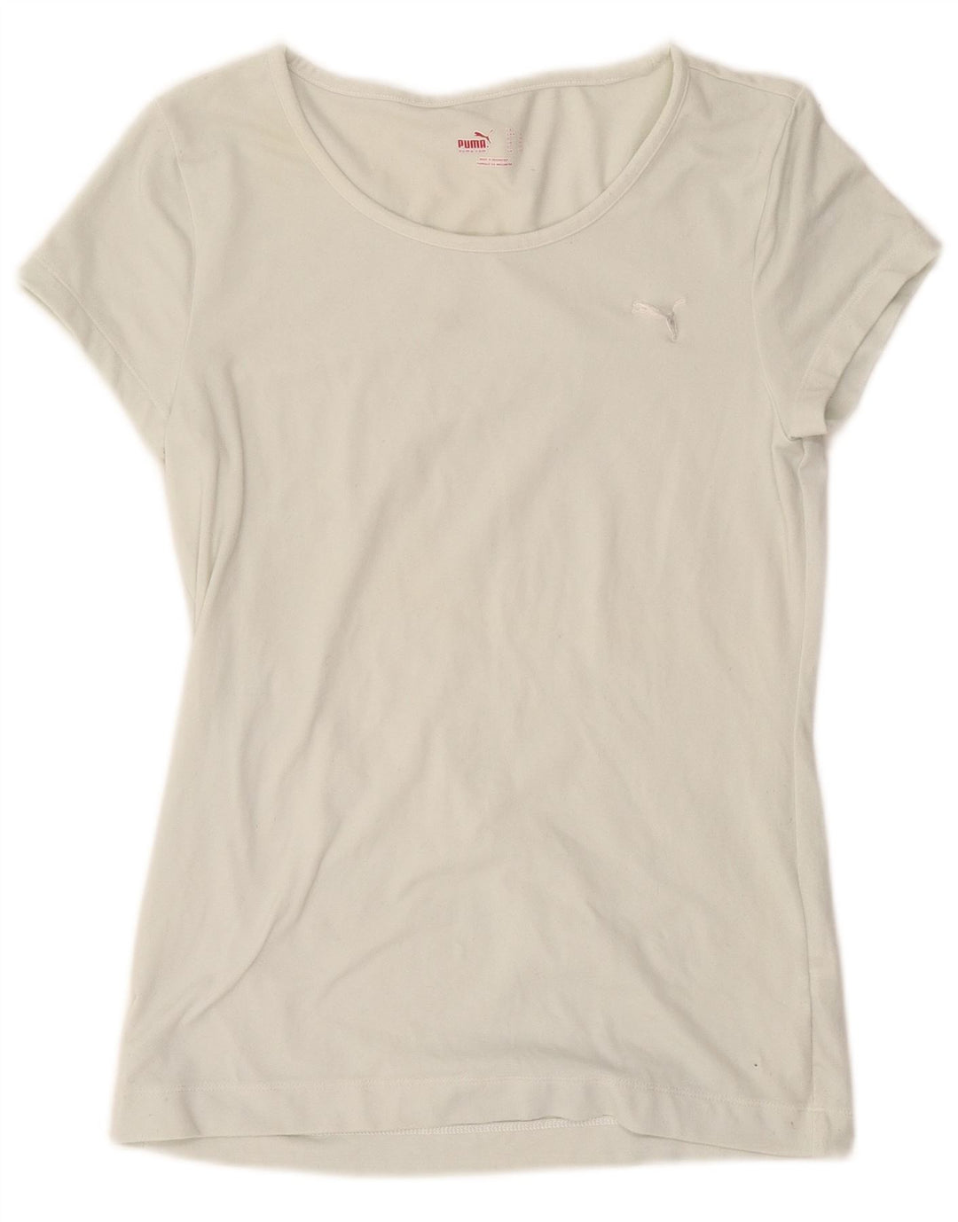 Camiseta feminina PUMA UK 14 grande nylon branco