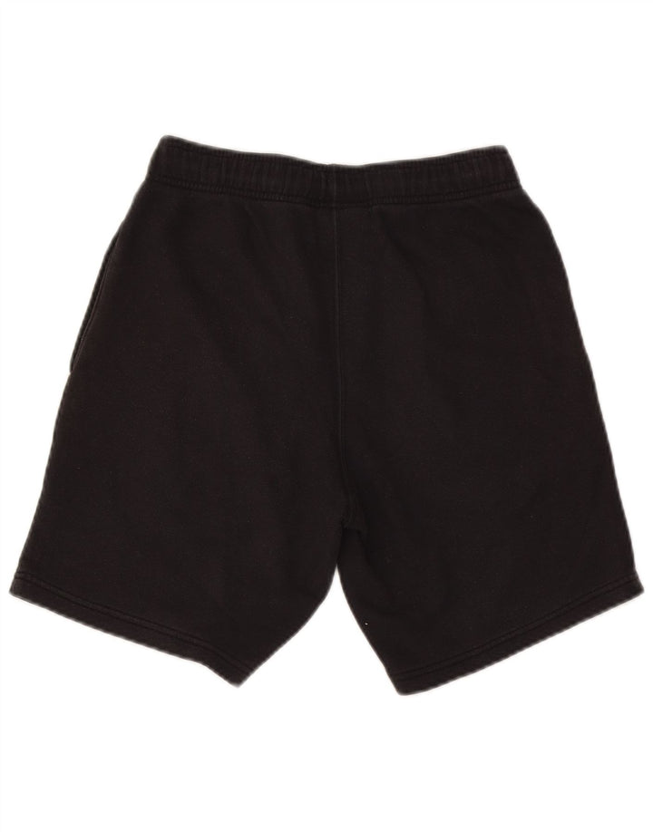 Shorts esportivos masculinos Champion pequeno algodão preto