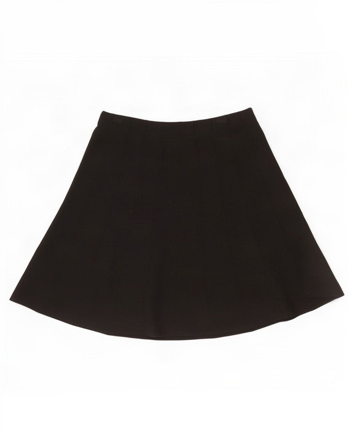 Saia feminina Zara A-Line médio W28 viscose preta