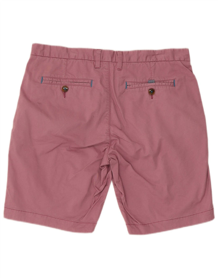 Shorts Chino Regular Masculino Ted Baker W34 Grande Algodão Rosa