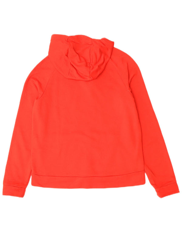 Suéter Nike feminino Dri Fit Graphic Zip com capuz UK 18 XL vermelho poliéster