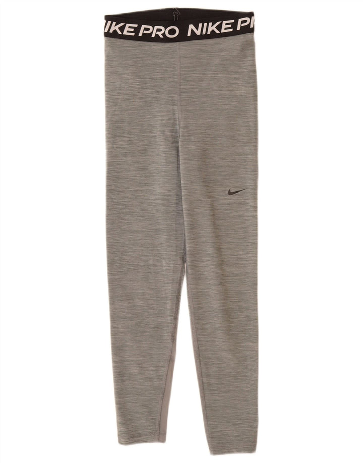 Leggings Nike Dri Fit Graphic UK 6 XS Cinza Poliéster