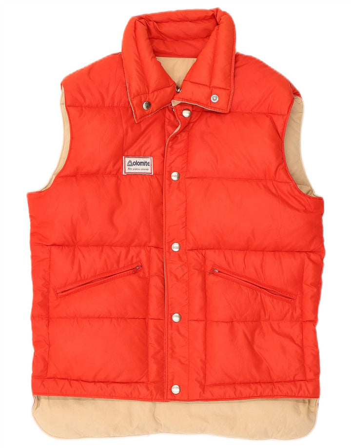 Colete acolchoado reversível masculino Dolomite UK 36 pequeno bege