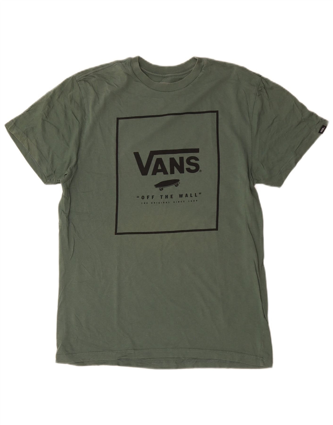 Camiseta masculina Vans Custom Fit Graphic Top Médio Algodão Verde