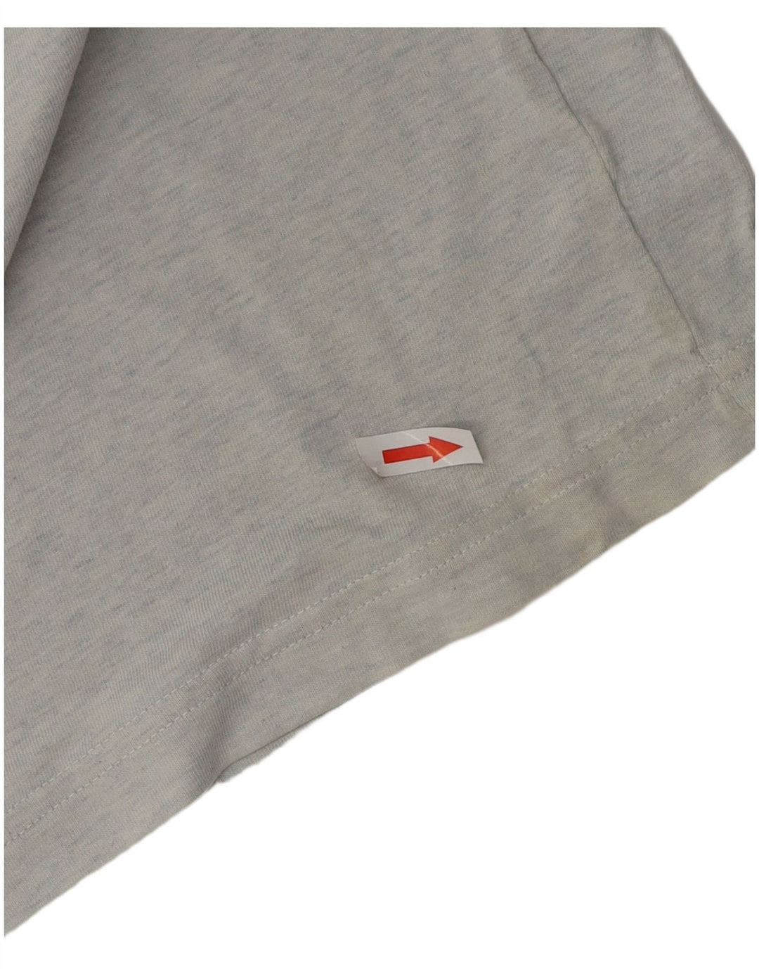 Camiseta masculina Crew Clothing Top algodão cinza médio