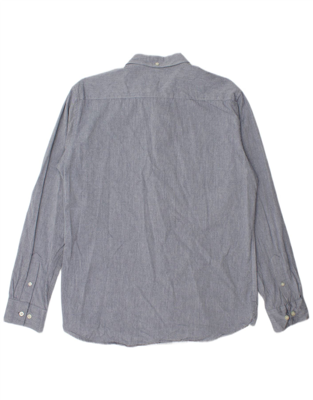 Camisa masculina French Connection grande algodão azul