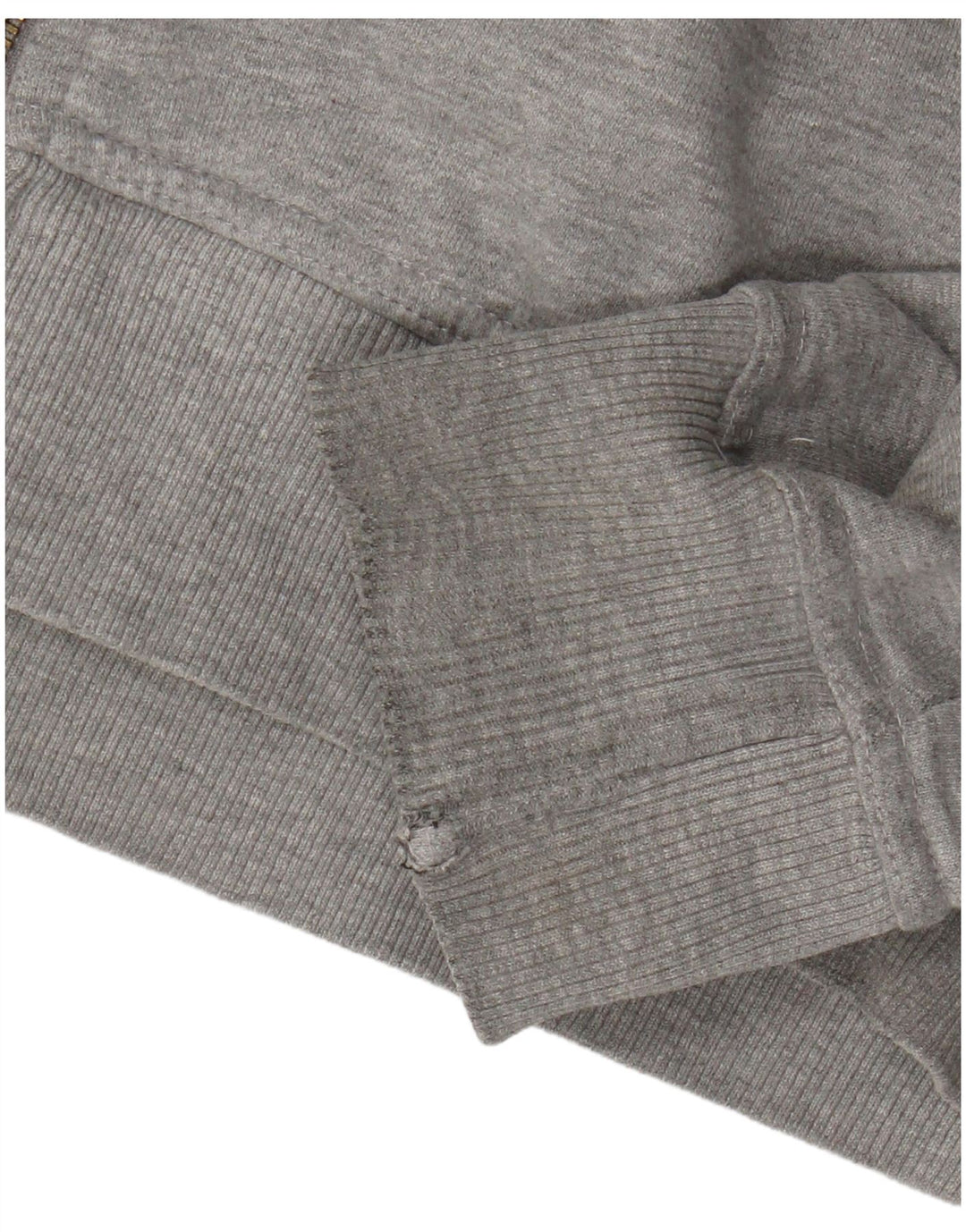 Suéter masculino com capuz e zíper Crew Clothing algodão cinza grande