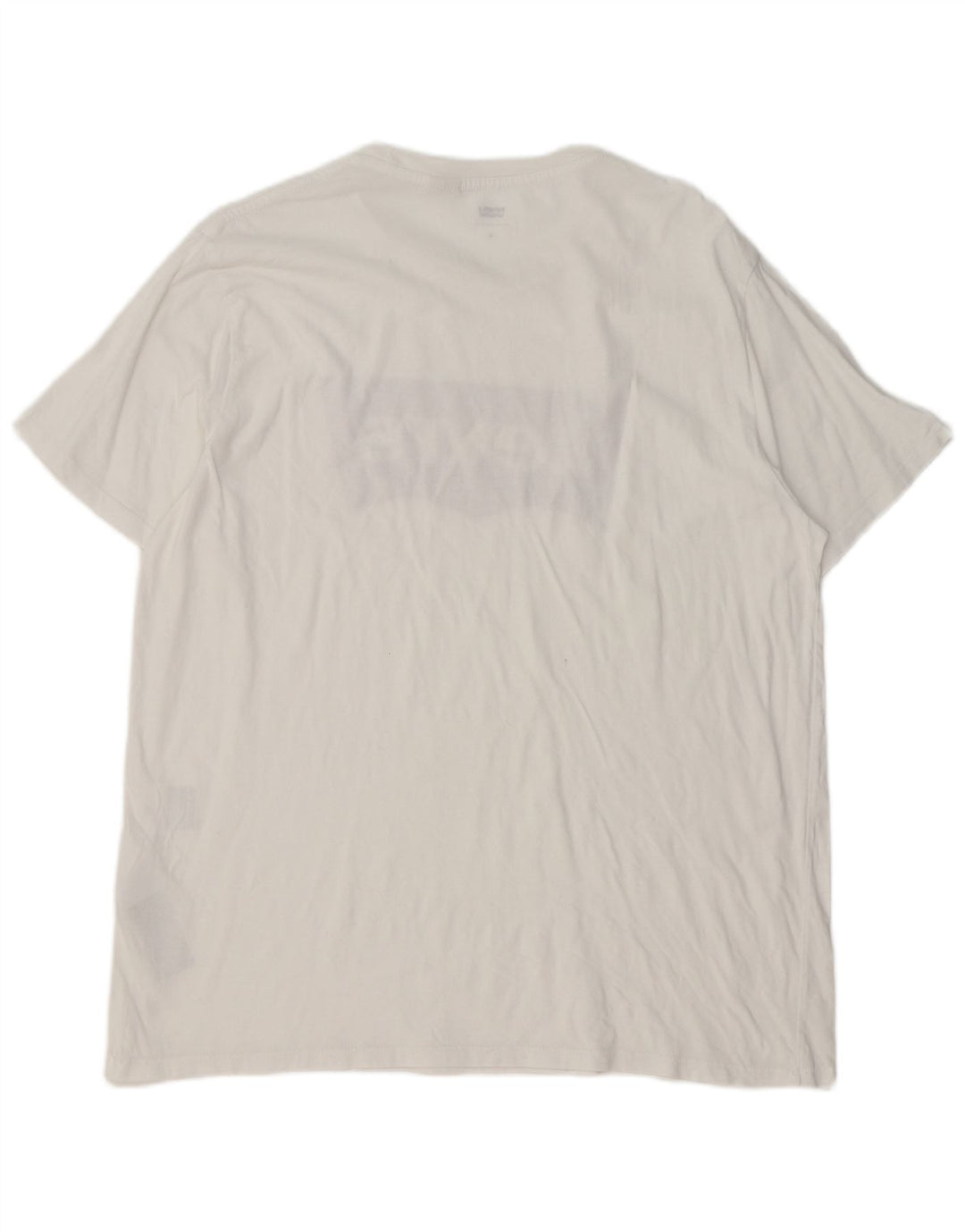 Camiseta gráfica masculina LEVI'S Top XL algodão branco